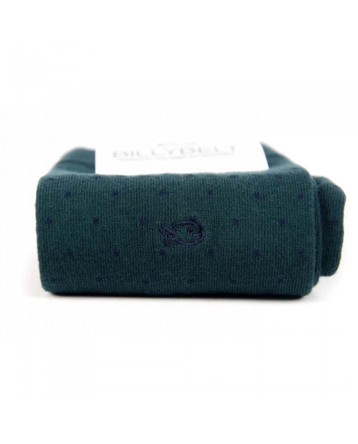 CALZINI UOMO BILLYBELT CHAUSSETTES SOCKS COTTON TAGLIA UNICA 40/46 GREEN SQUARE