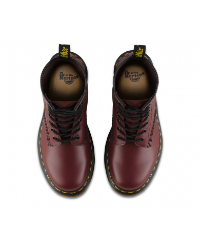 ANFIBIO DONNA UNISEX UOMO Dr MARTENS STIVALETTO ICONS AIR WAIR SMOOTH CHERRY RED