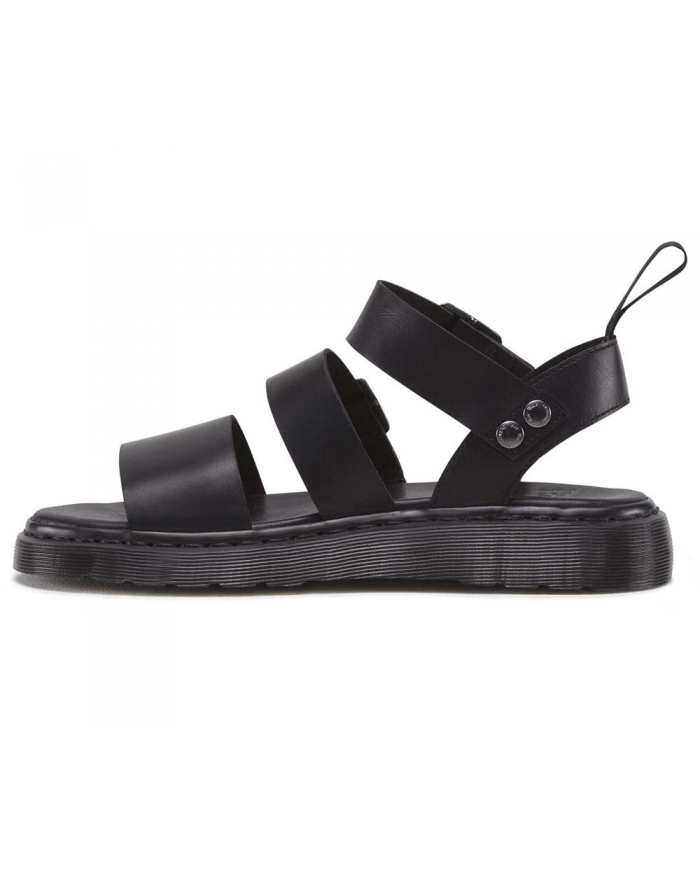 SANDALO DONNA UNISEX UOMO Dr MARTENS GRYPHON GLADIATORE BRANDO LEATHER BLACK