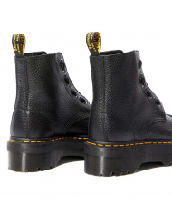 ANFIBIO DONNA UNISEX UOMO Dr MARTENS SINCLAIR PLATFORM AUNT SALLY LEATHER BLACK