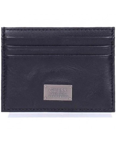 PORTATESSERE UOMO GUESS NEW MARCUS WALLET BLACK