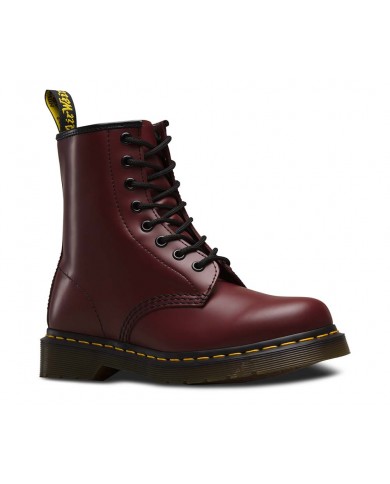 ANFIBIO DONNA UNISEX UOMO Dr MARTENS STIVALETTO ICONS AIR WAIR SMOOTH CHERRY RED