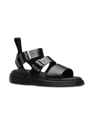 Sandalo Dr Martens Donna Gryphon Gladiatore Brando Leather Black