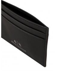 Portacarte Armani Exchange Uomo Leather Black