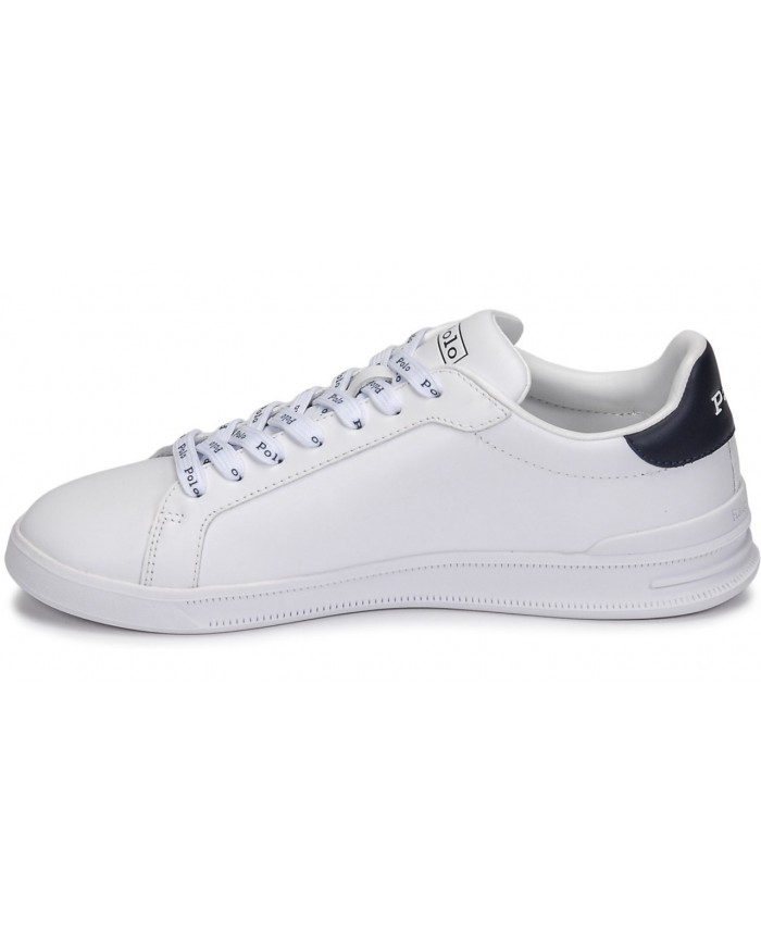 Sneaker Uomo Polo Ralph Lauren Heritage Court II Doppio Laccio Leather White