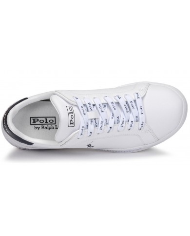 Sneaker Uomo Polo Ralph Lauren Heritage Court II Doppio Laccio Leather White