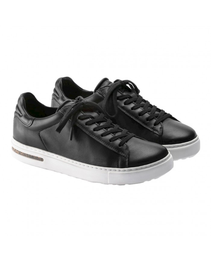 Sneaker Donna Unisex Uomo Birkenstock Bend Low in pelle naturale Black