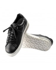 Sneaker Donna Unisex Uomo Birkenstock Bend Low in pelle naturale Black