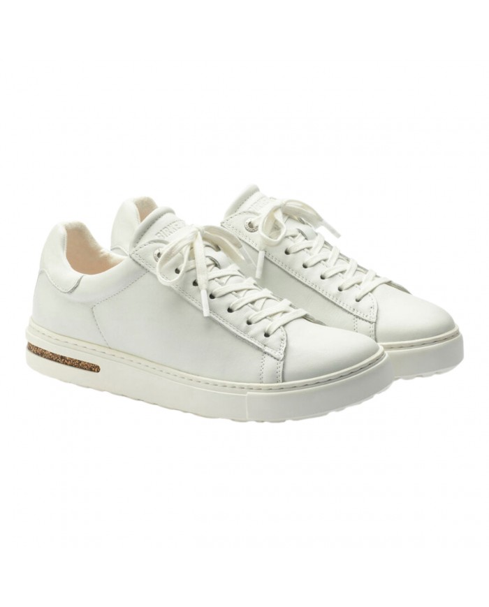 Sneaker Donna Unisex Uomo Birkenstock Bend Low in pelle naturale White