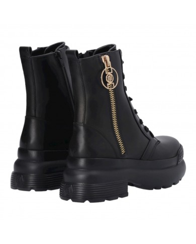 Stivaletto Donna Liu Jo Amy 11 Platform Boot Anfibio Black