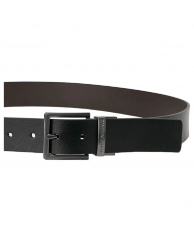 Cintura Uomo Armani Exchange Logo Reversibile Leather Black & Brown
