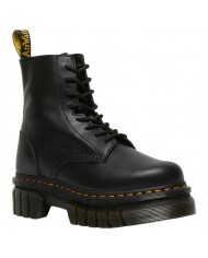 Anfibio Donna Unisex Uomo Dr Martens Audrick Platform 8 Eye Boot Stivaletto Soft Wair Nappa morbidissimo Black