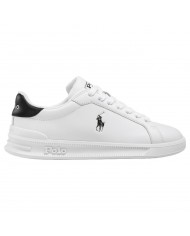 Sneaker Uomo Polo Ralph Lauren Sport Heritage Court II Leather White Black