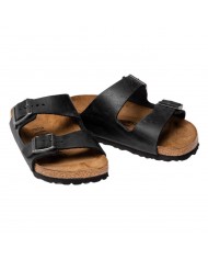 Sandalo Uomo Unisex Birkenstock Arizona BS Doppia Fascia Pelle Nabuck Oliata