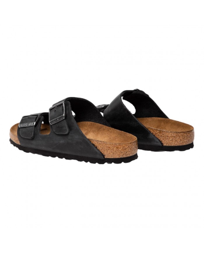 Sandalo Uomo Unisex Birkenstock Arizona BS Doppia Fascia Pelle Nabuck Oliata