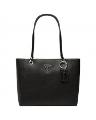 Shopper Donna Guess Noelle Saffiano Leather Black