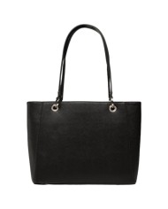 Shopper Donna Guess Noelle Saffiano Leather Black