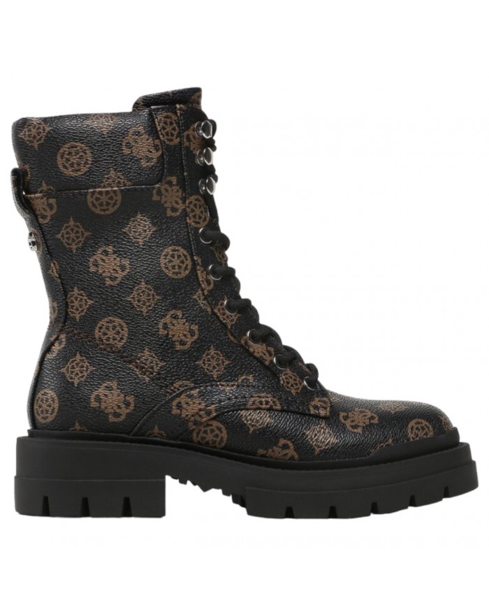 Anfibio Guess Donna Obetter 4G Logo Peony Leather Brown