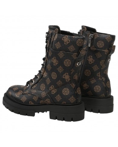 Anfibio Guess Donna Obetter 4G Logo Peony Leather Brown