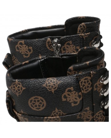 Anfibio Guess Donna Obetter 4G Logo Peony Leather Brown