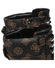 Anfibio Guess Donna Obetter 4G Logo Peony Leather Brown