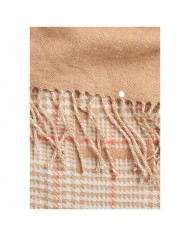 Sciarpa Donna Ralph Lauren Bicolore Jacquard Logo Camel
