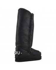 Stivale Donna Mou Eskimo 40 Rhinestones Logo Leather Black