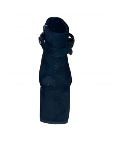 Stivaletto Exè Donna Tronchetto  Zip Suede Black