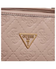 Shopper Guess Donna Power Play 4G Logo Impresso Leather Rosewood