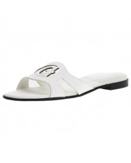 Ciabatta Donna Guess Ciella Sandalo G Logo Leather White