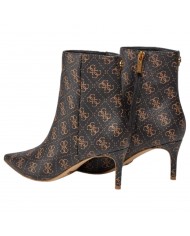 Tronchetti Donna Guess Brayan 3  4G Logo  Leather Brown