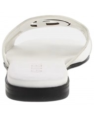 Ciabatta Donna Guess Ciella Sandalo G Logo Leather White