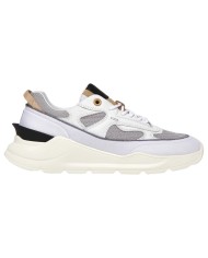 Sneaker Date Uomo Fuga Mesh Calf Light Gray Multicolor