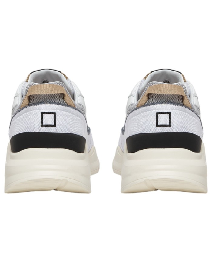 Sneaker Date Uomo Fuga Mesh Calf Light Gray Multicolor