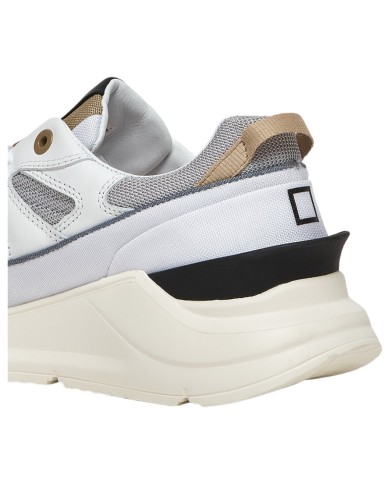 Sneaker Date Uomo Fuga Mesh Calf Light Gray Multicolor