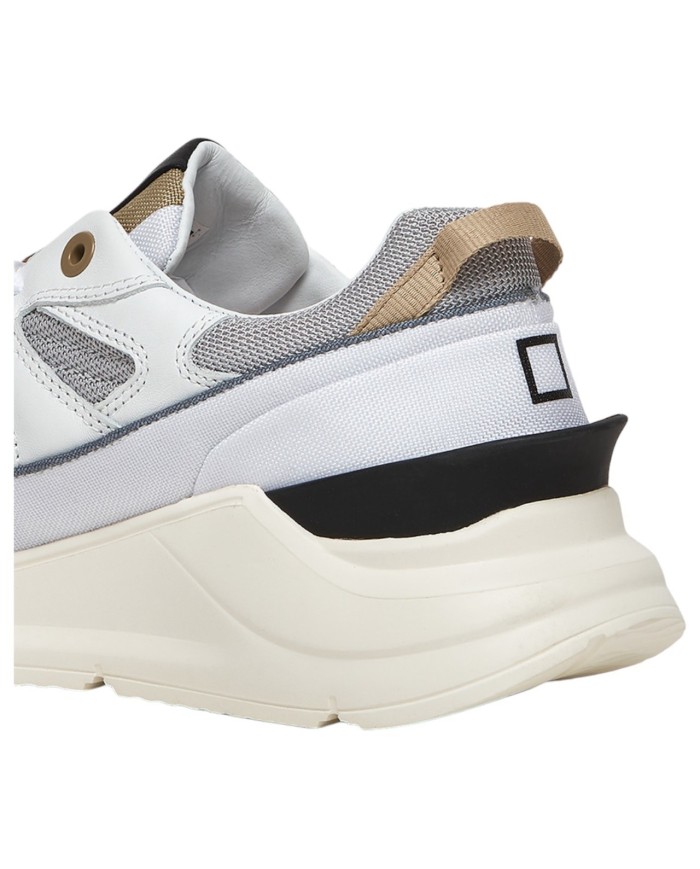 Sneaker Date Uomo Fuga Mesh Calf Light Gray Multicolor