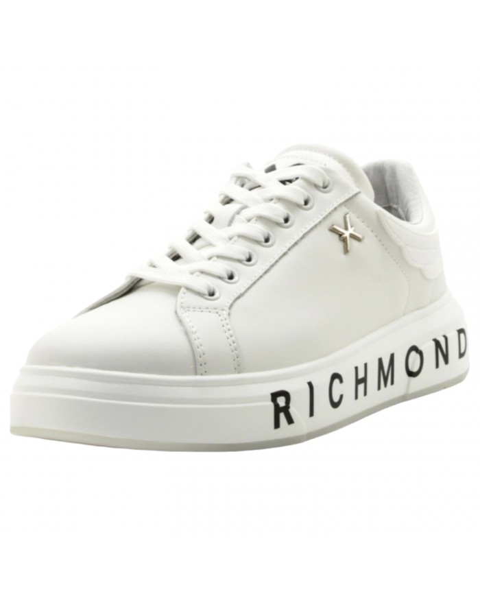 Sneaker John Richmond Donna 22303 Leather White / Black / White