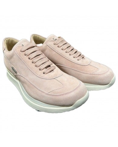 Sneaker Donna Paciotti Story Gomma Alta Camoscio Cipria