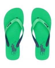 Infradito Uomo Ralph Lauren Infradito Bolt Big Pony Green Navy