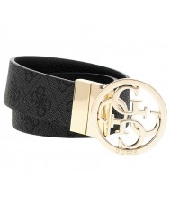 Cintura Donna Guess Orlina 4G Logo Leather Coal