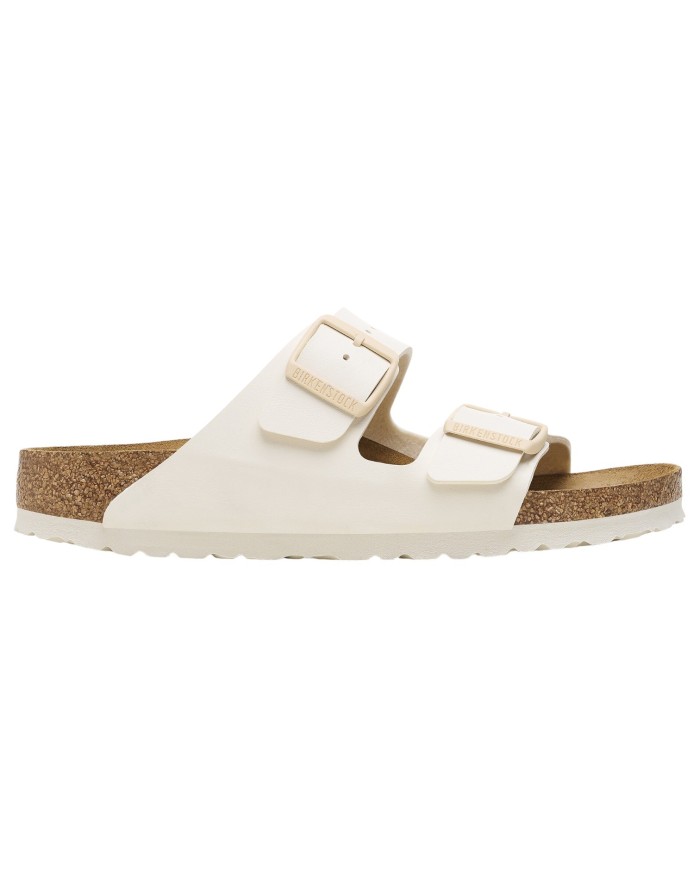 Sandalo Donna Birkenstock Arizona BS Doppia Fascia Eggshell White