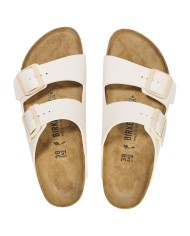 Sandalo Donna Birkenstock Arizona BS Doppia Fascia Eggshell White
