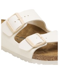 Sandalo Donna Birkenstock Arizona BS Doppia Fascia Eggshell White
