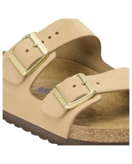 Sandalo Donna Birkenstock Arizona BS Doppia Fascia Sandcastle Plantare Morbido Beige