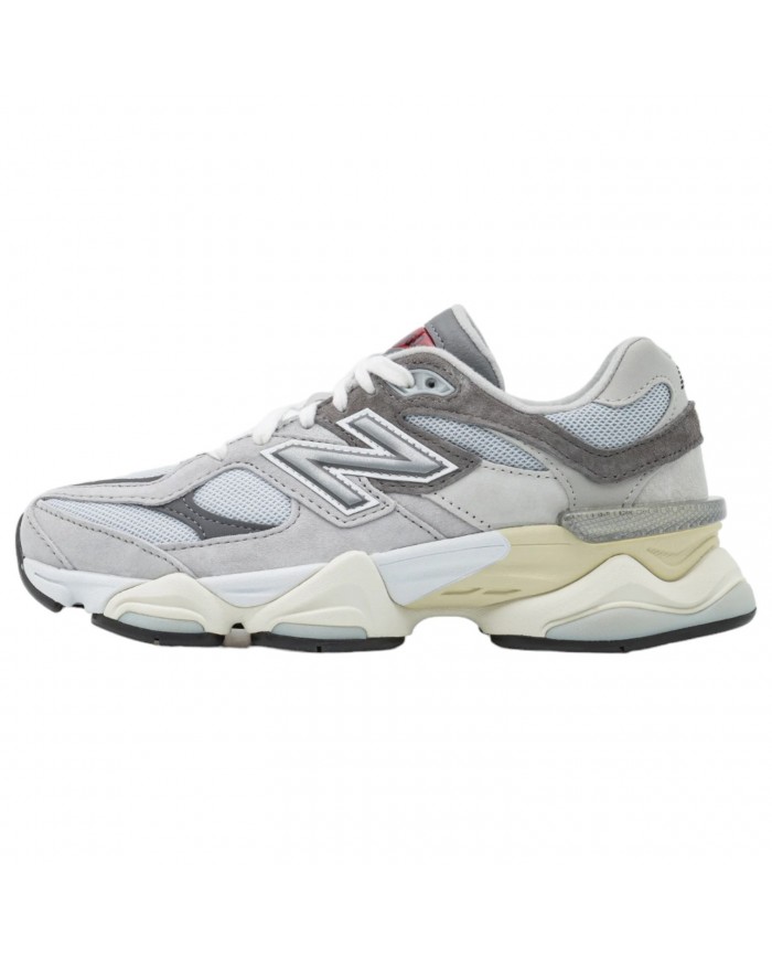 Sneakers Uomo New Balance 9060 Mesh Leather Grey