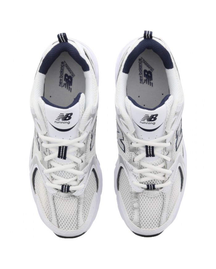 Sneakers Uomo Unisex New Balance 530 Mesh Leather White Grey Blue