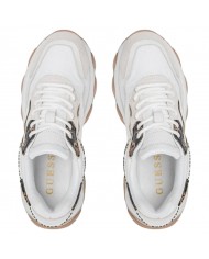 Sneaker Donna Guess Runner Micola Guess Logo Leather White