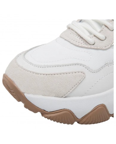 Sneaker Donna Guess Runner Micola Guess Logo Leather White