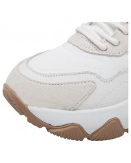 Sneaker Donna Guess Runner Micola Guess Logo Leather White