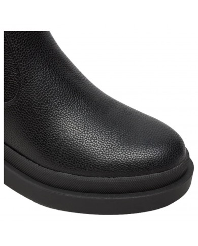 Stivaletto Donna Guess Ovelle 4G Logo Tronchetto Leather Black Brown